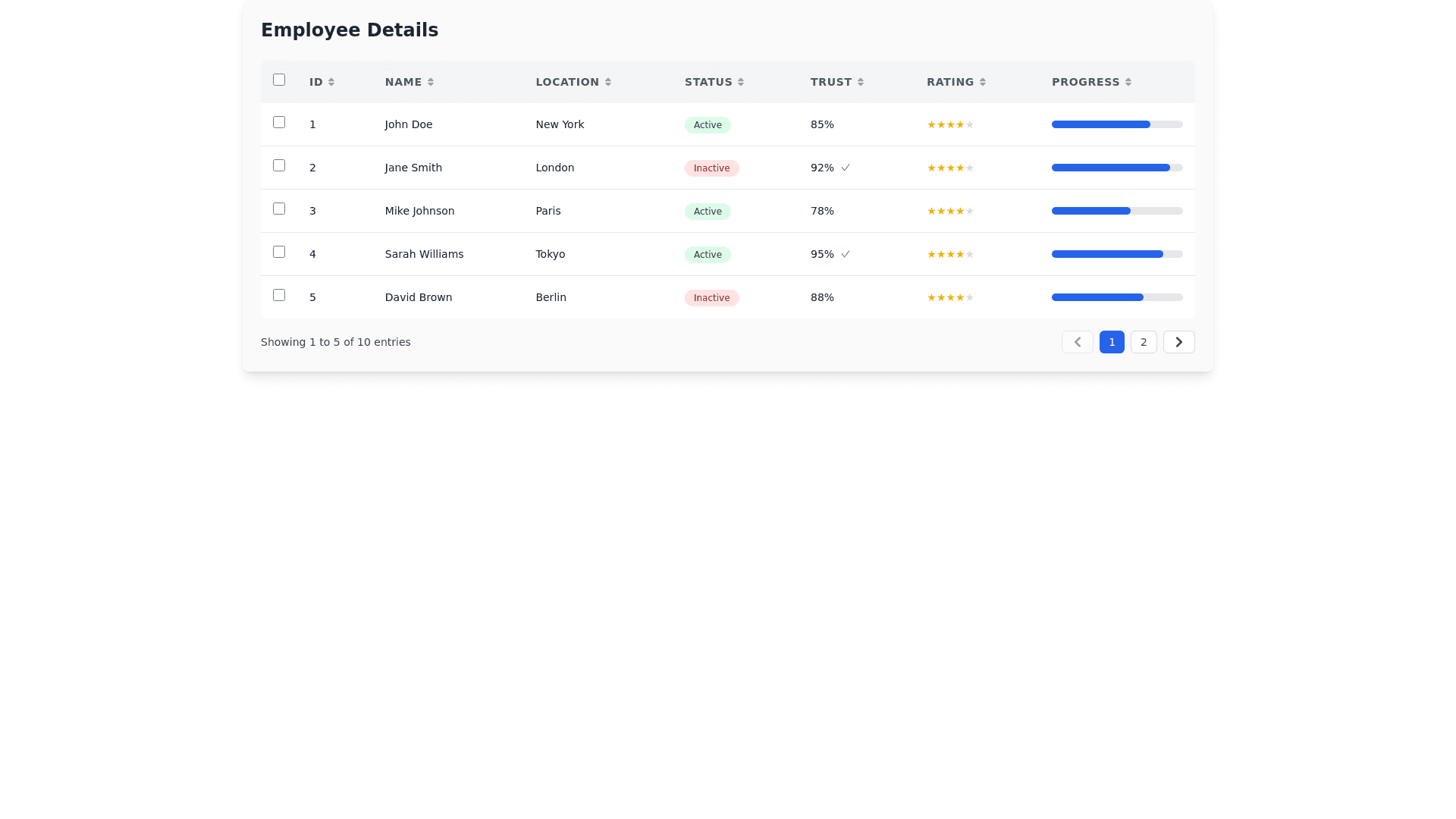 Component Preview