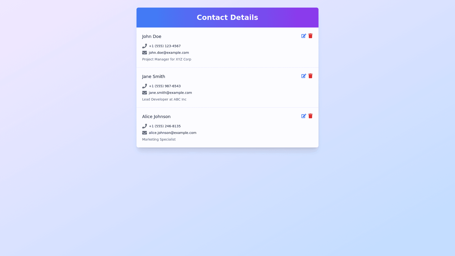 Component Preview