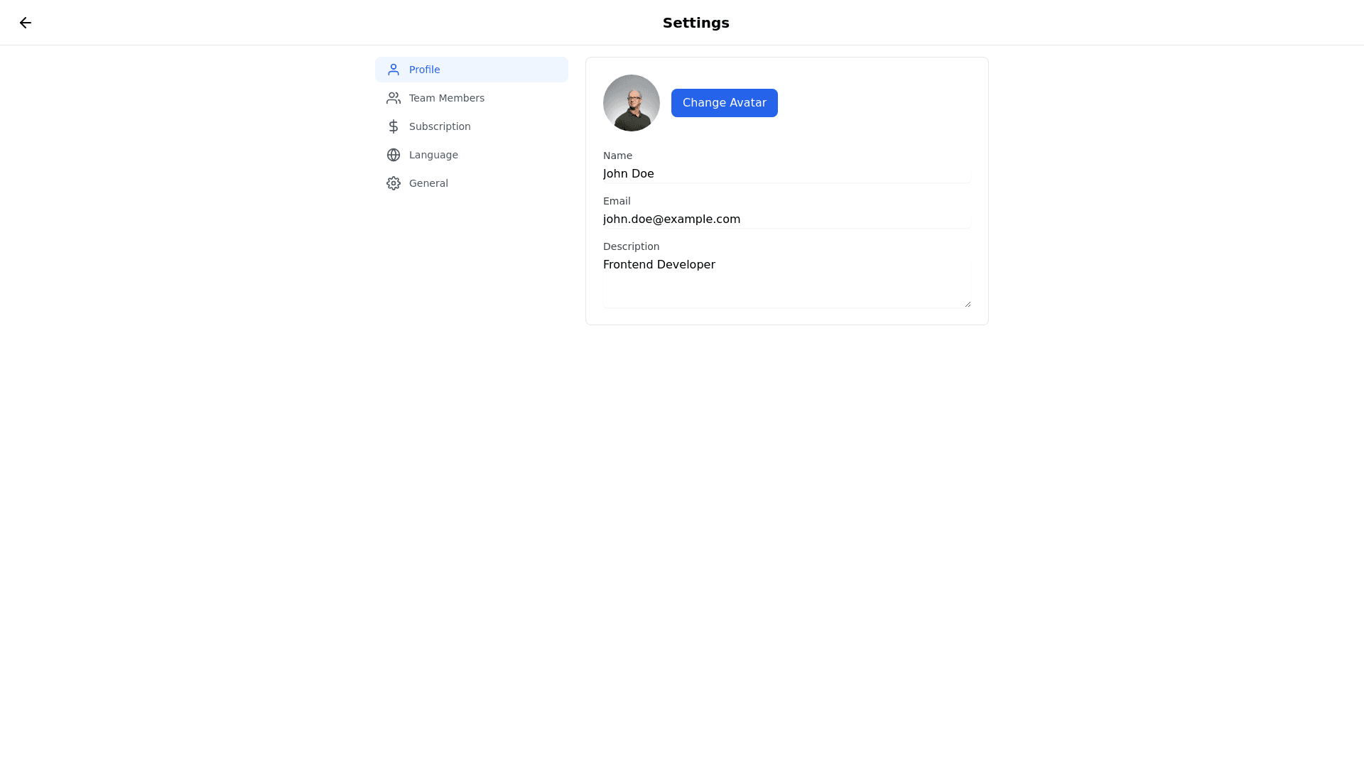 Component Preview