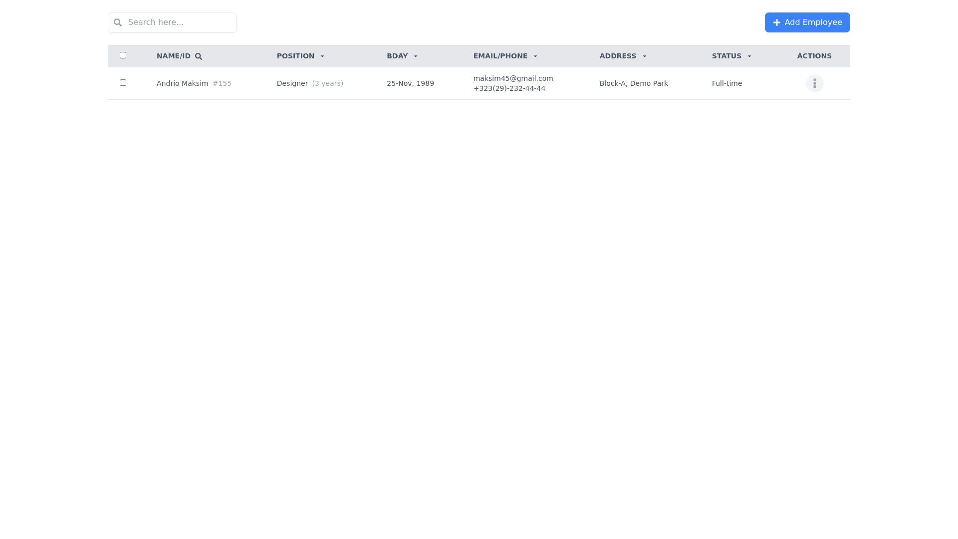 Component Preview