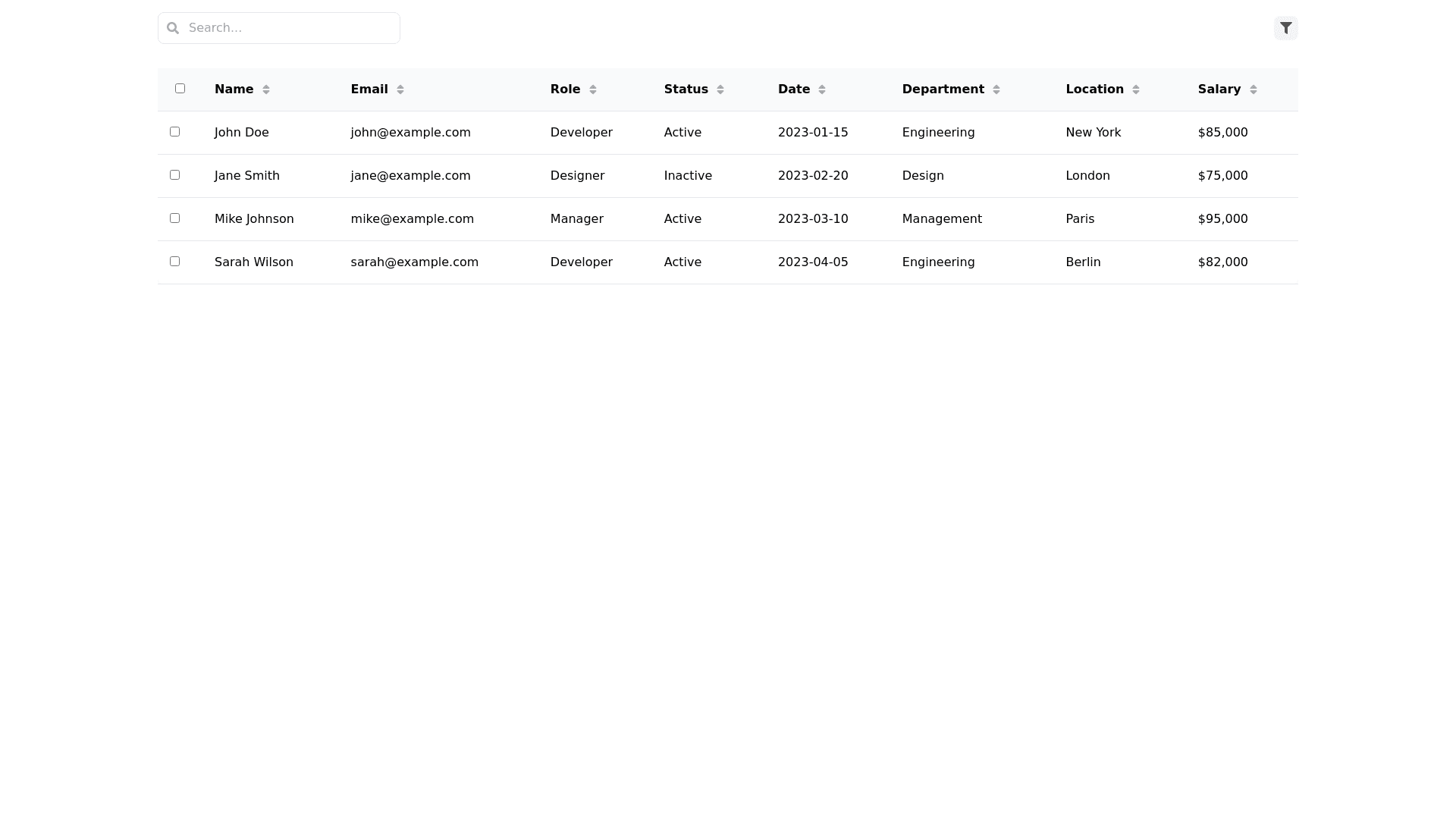 Component Preview