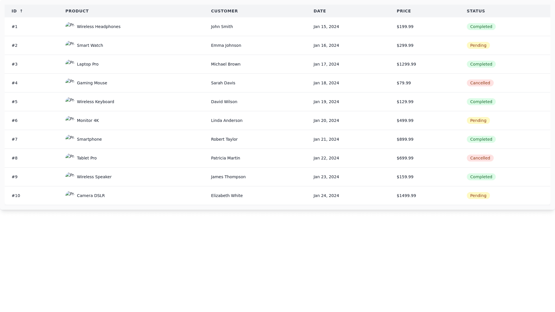 Component Preview