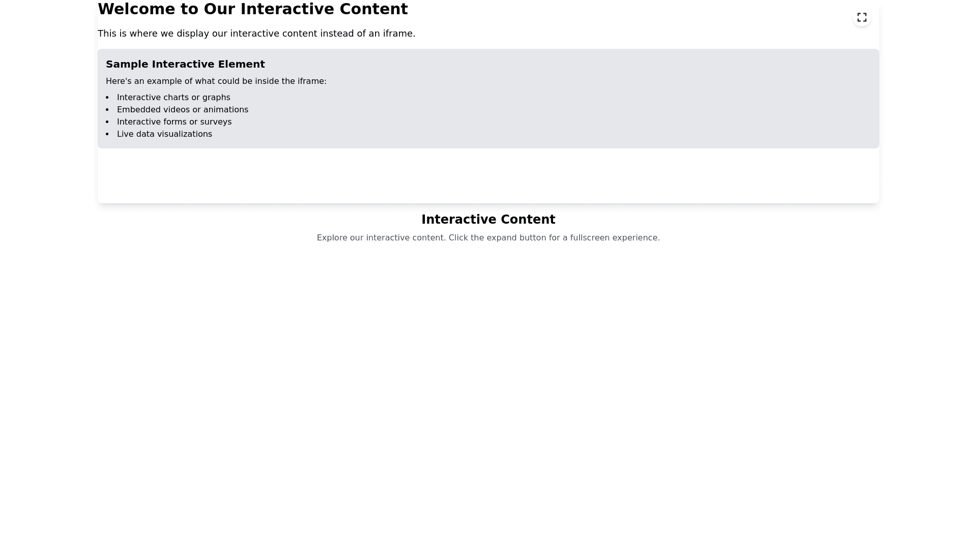 Component Preview