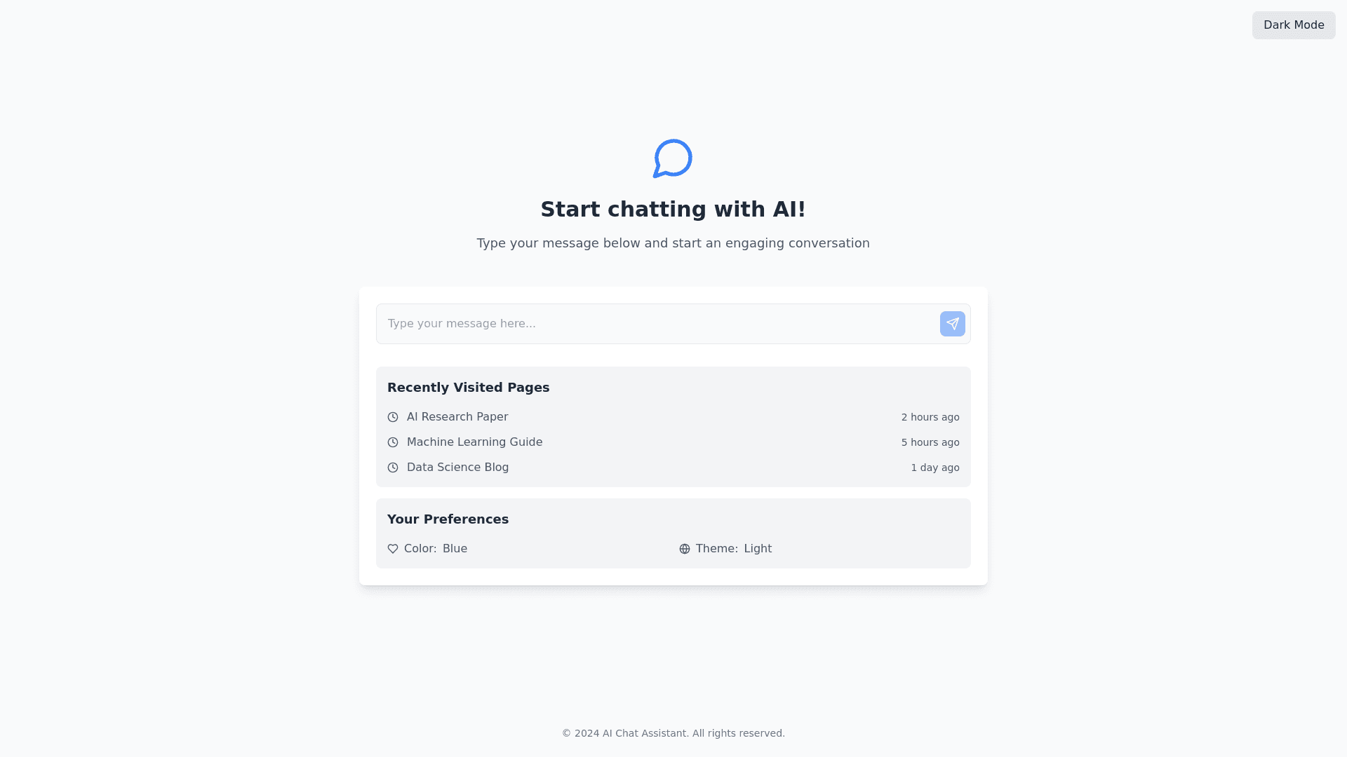 Component Preview