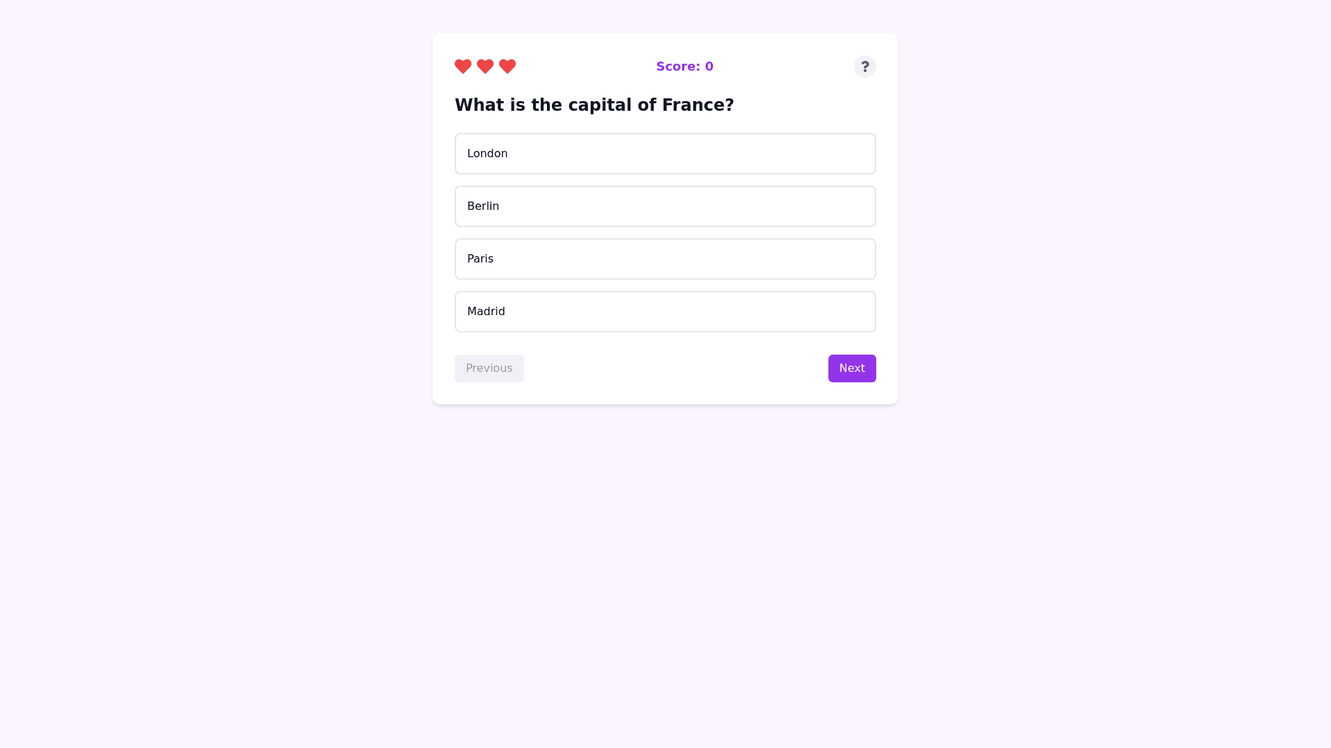 Component Preview