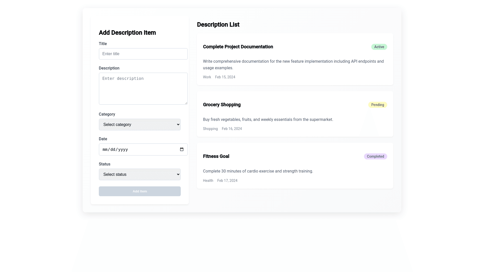 Component Preview