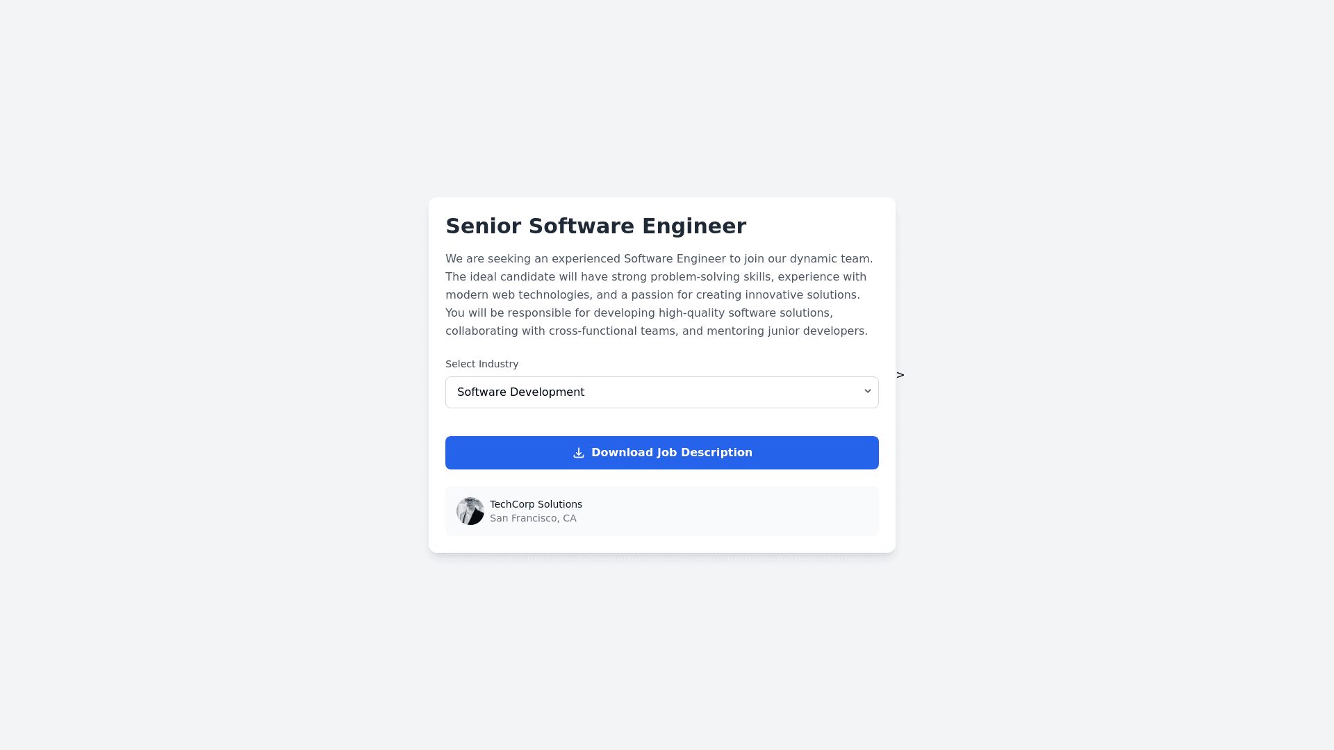 Component Preview