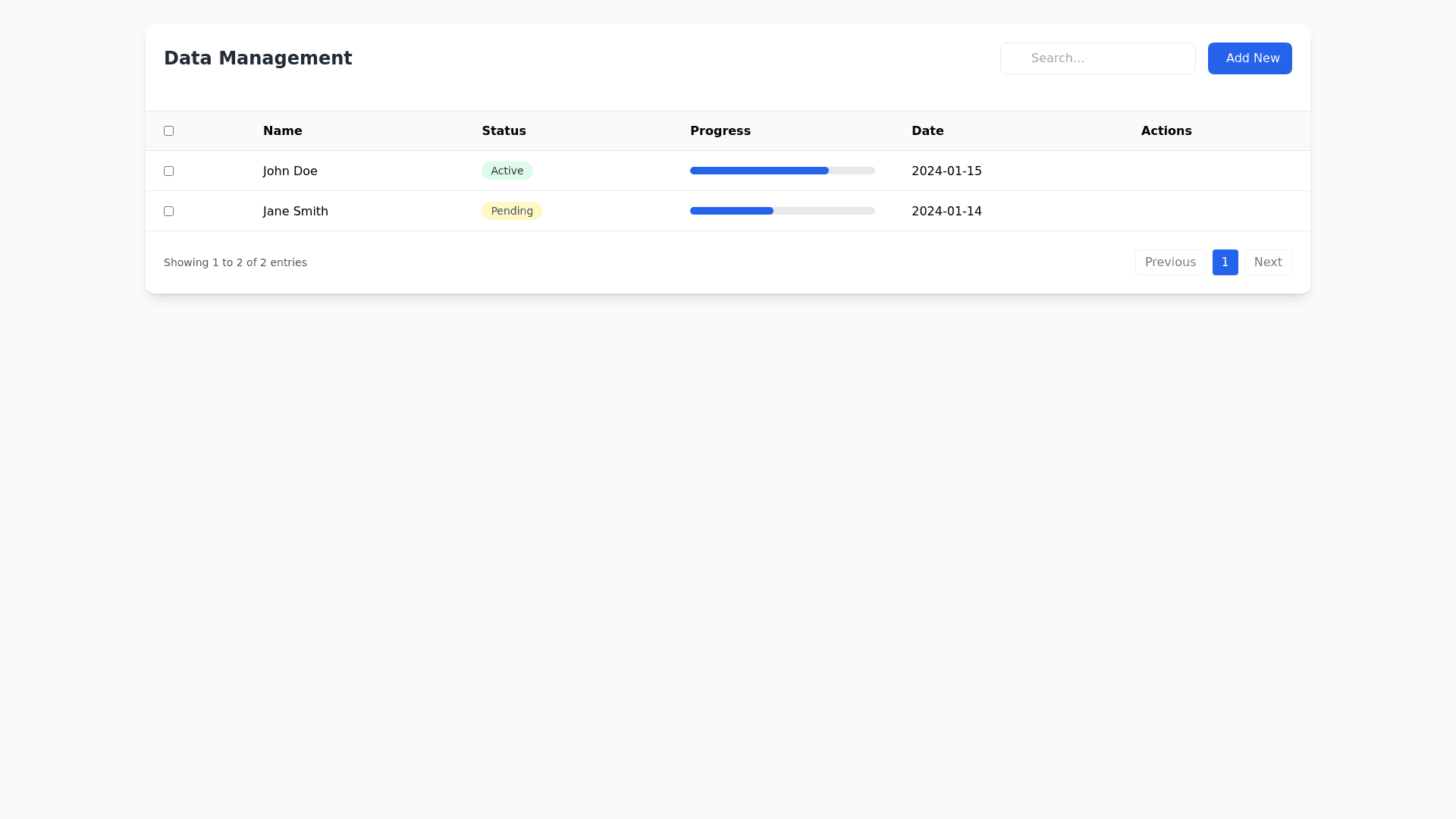 Component Preview