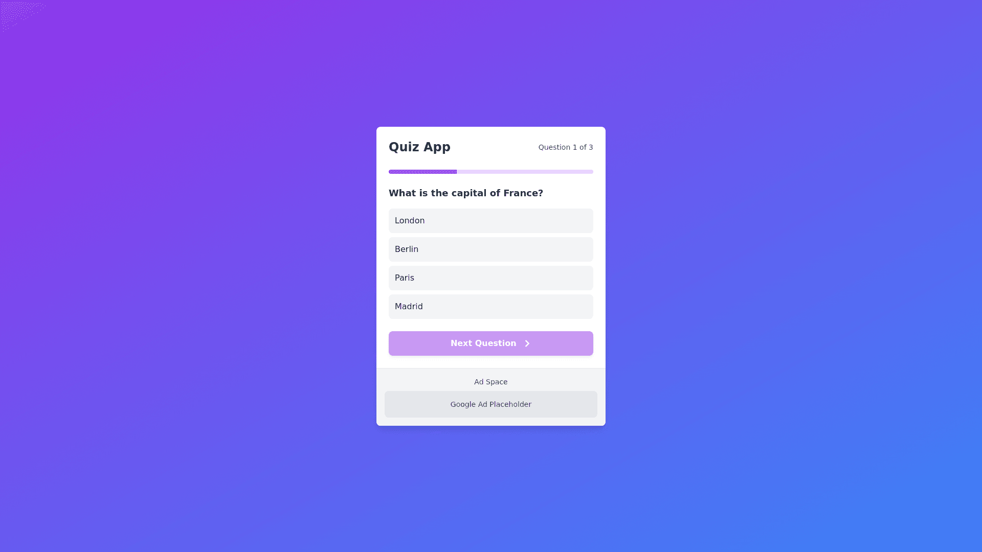 Component Preview