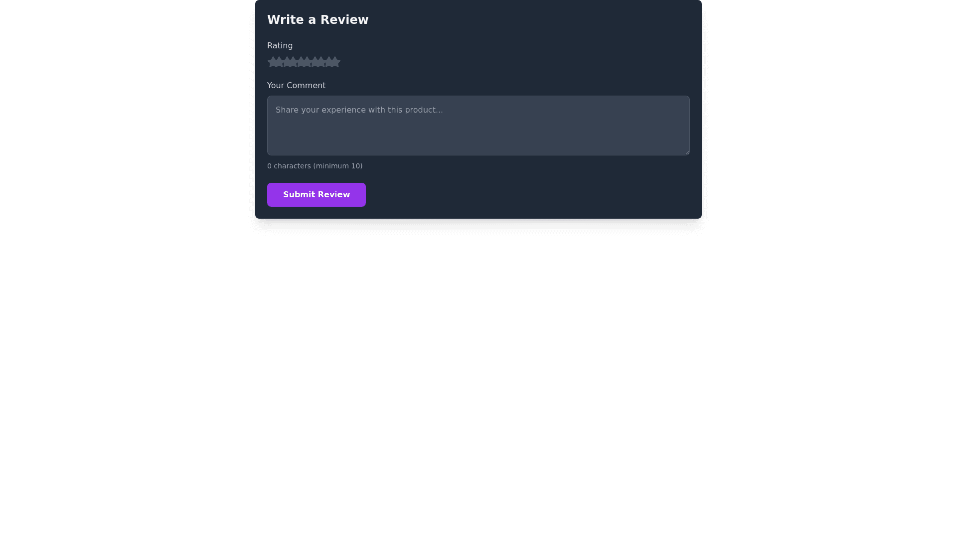 Component Preview