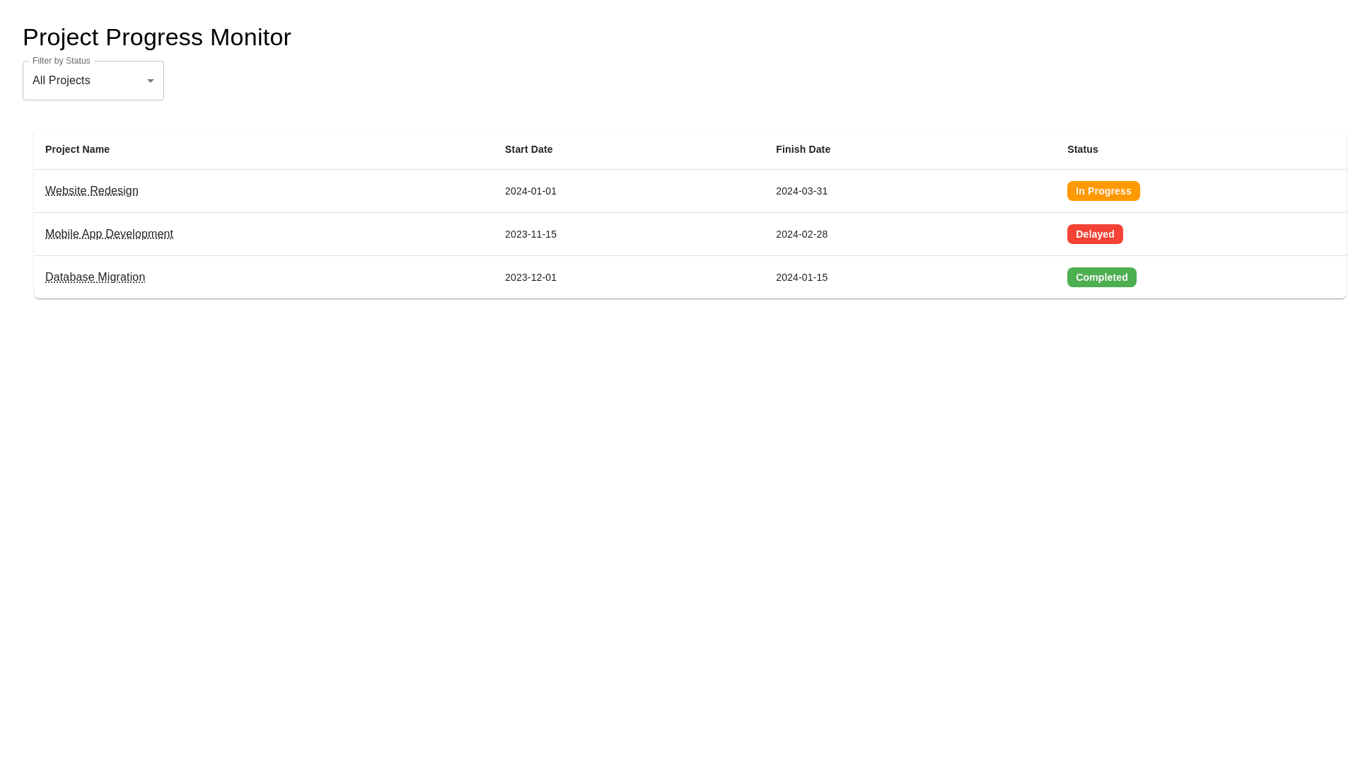 Component Preview