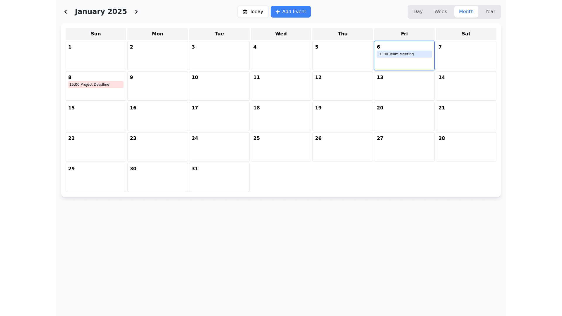 Component Preview