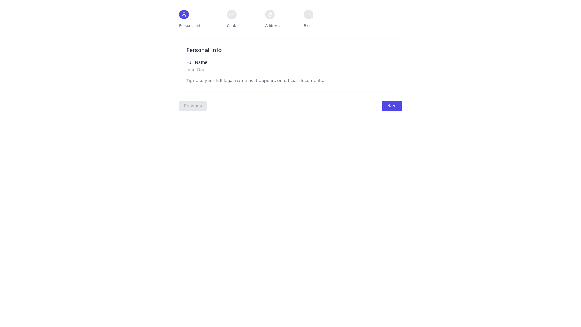 Component Preview