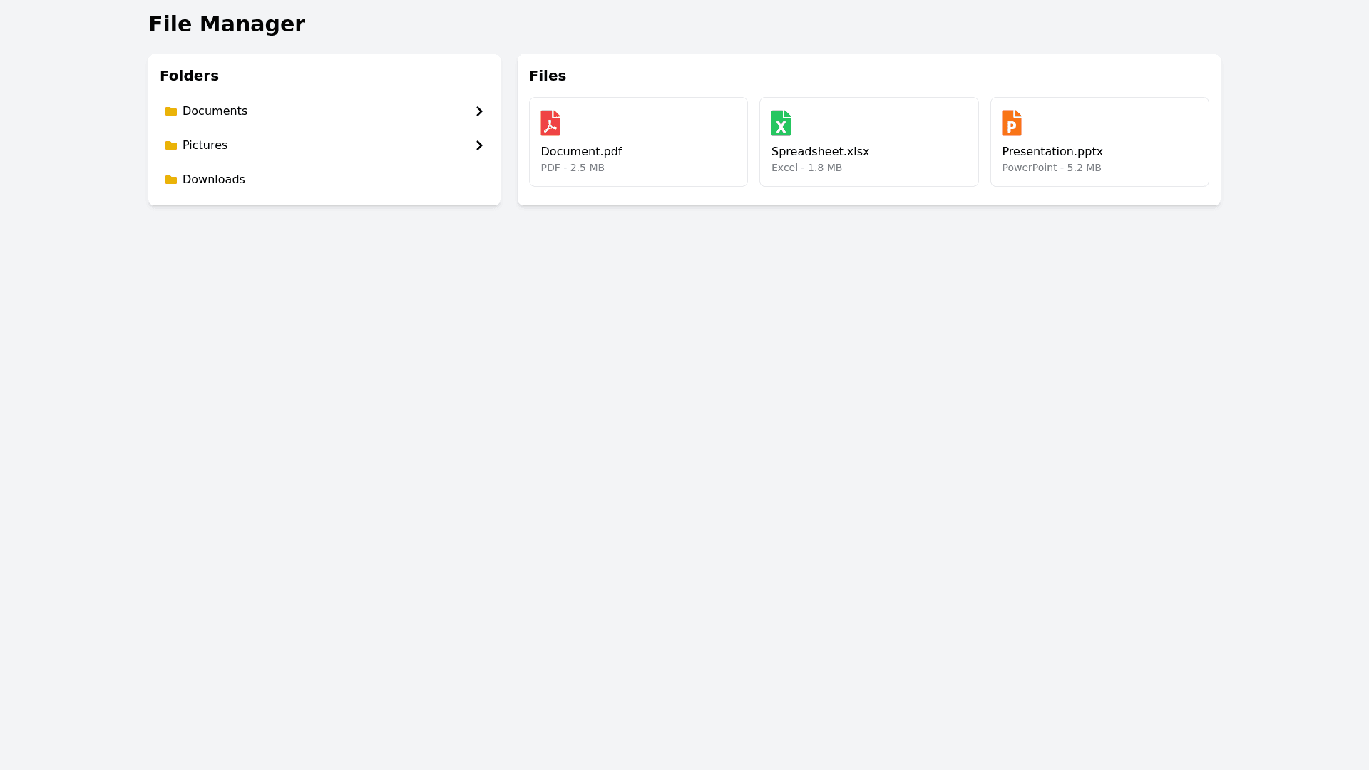 Component Preview