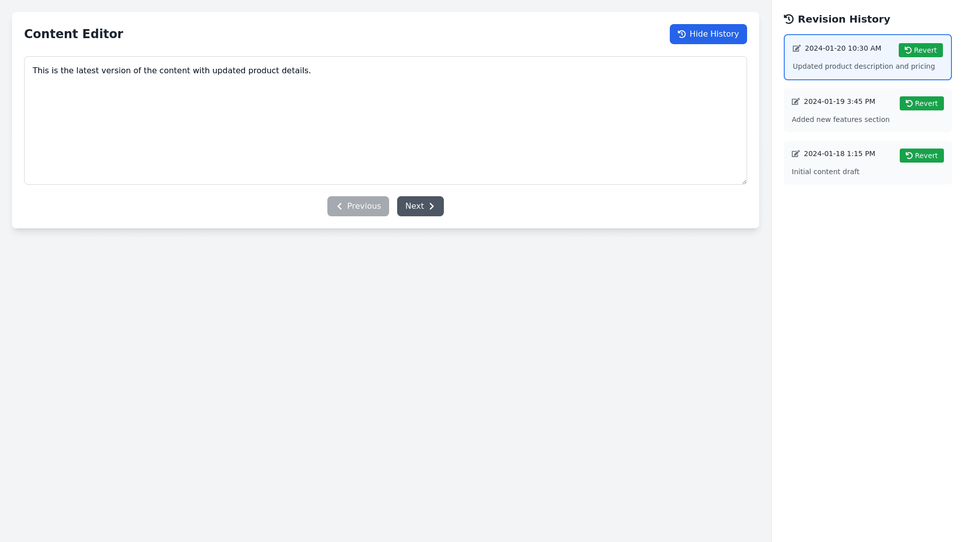 Component Preview
