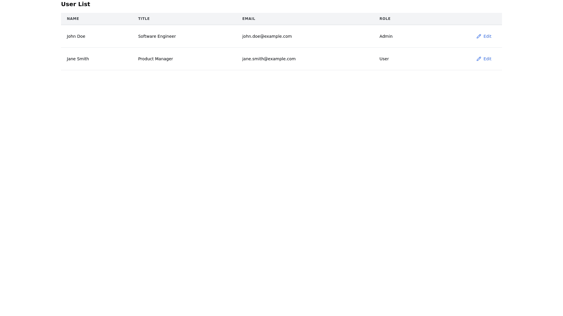 Component Preview