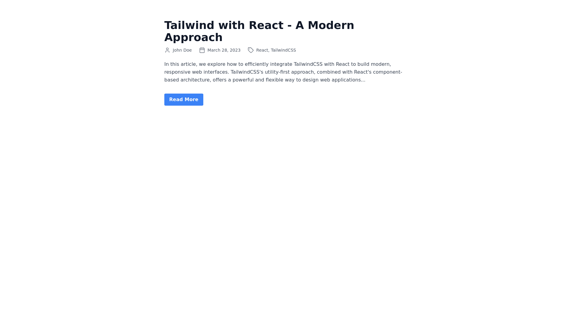 Component Preview