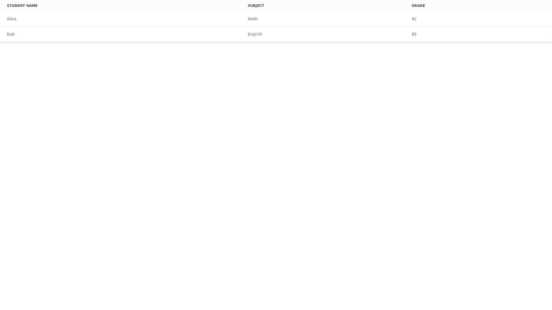 Component Preview