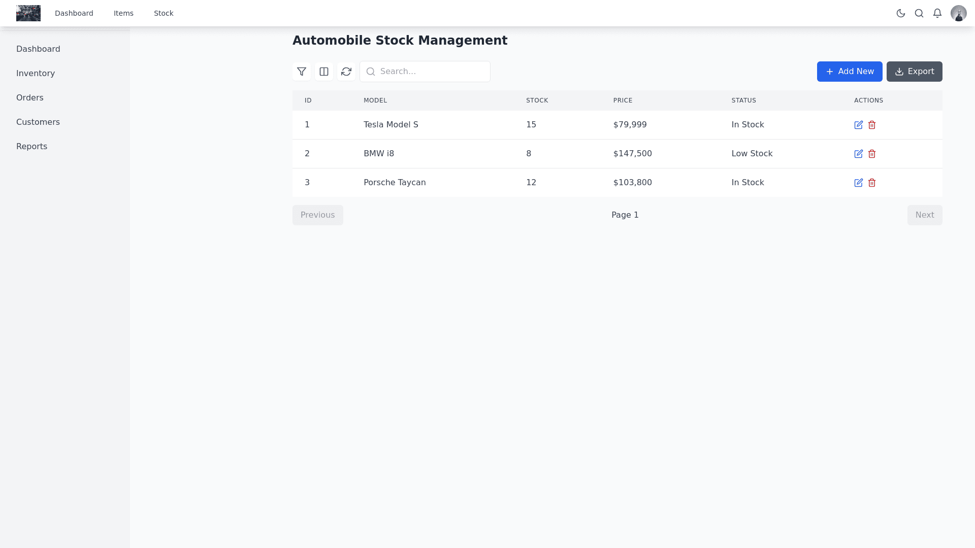 Component Preview