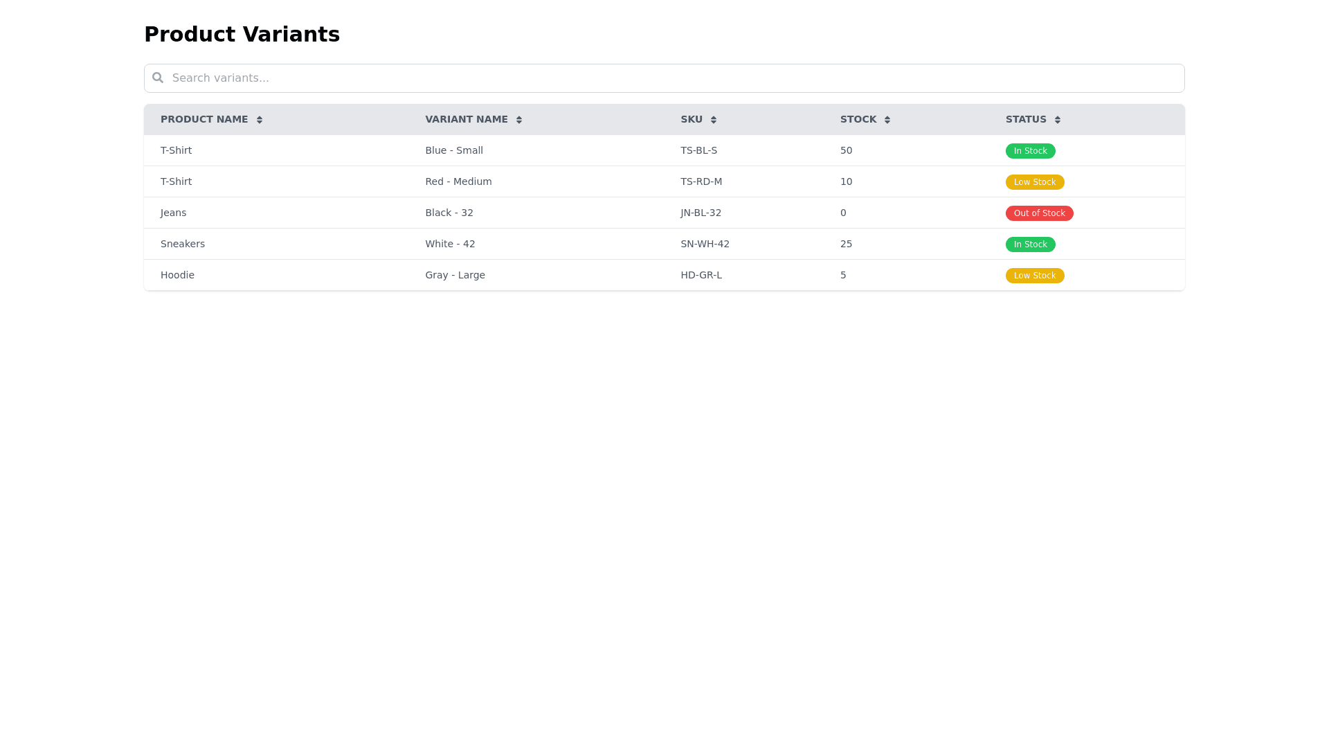 Component Preview