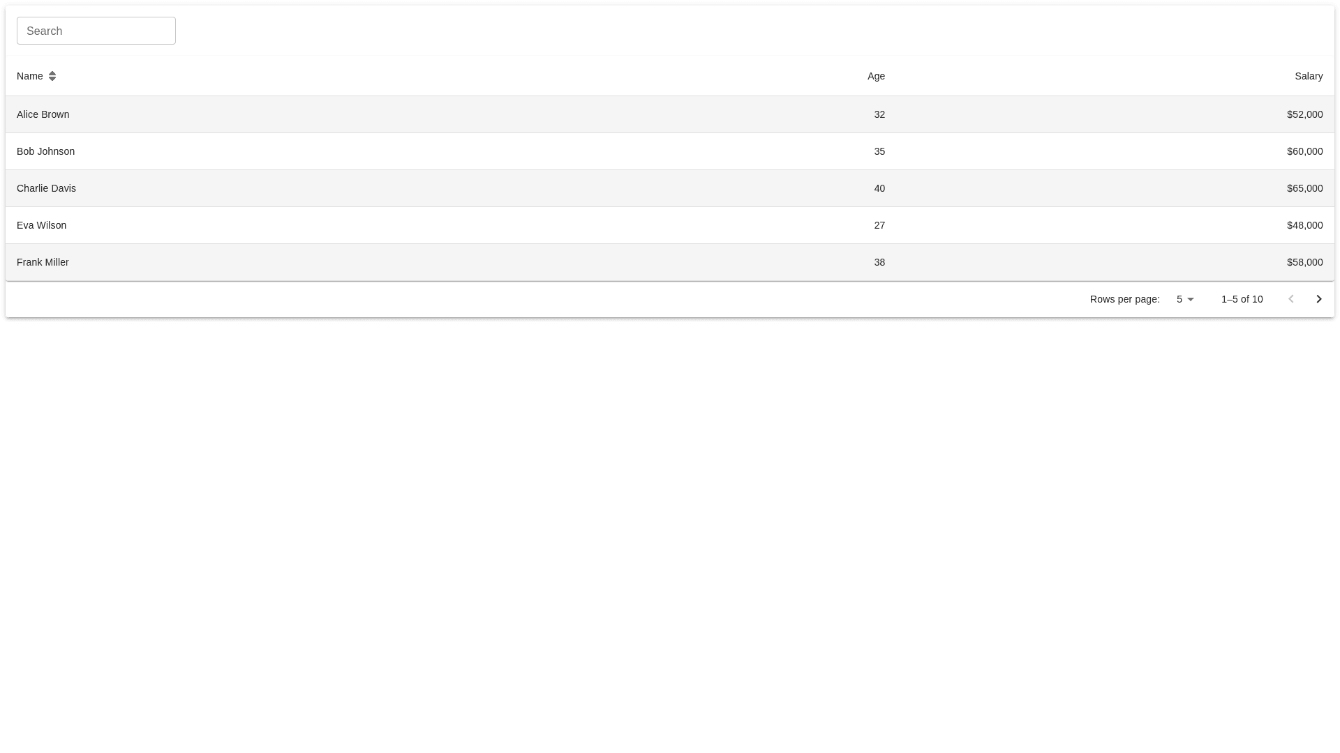 Component Preview