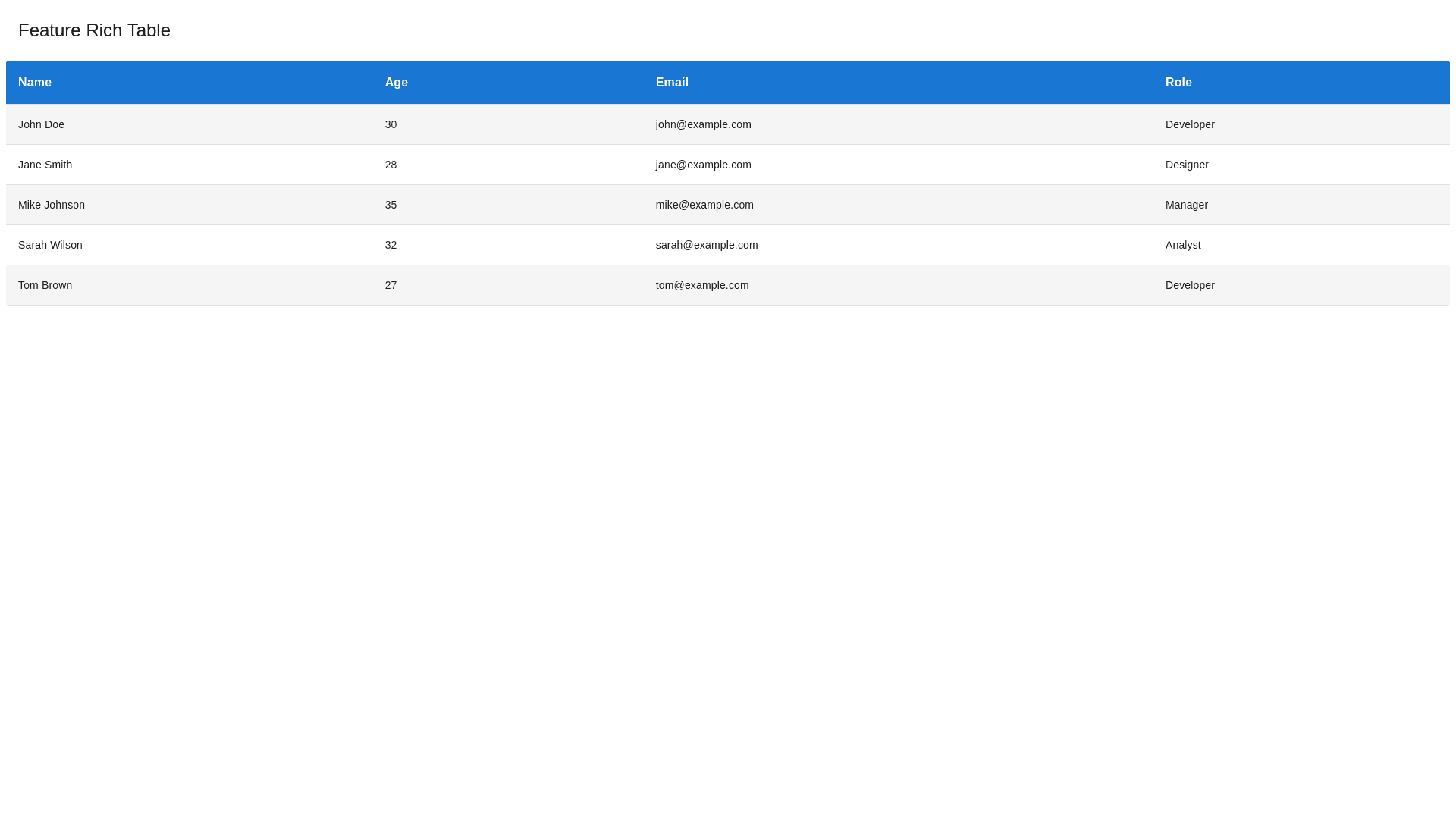 Component Preview