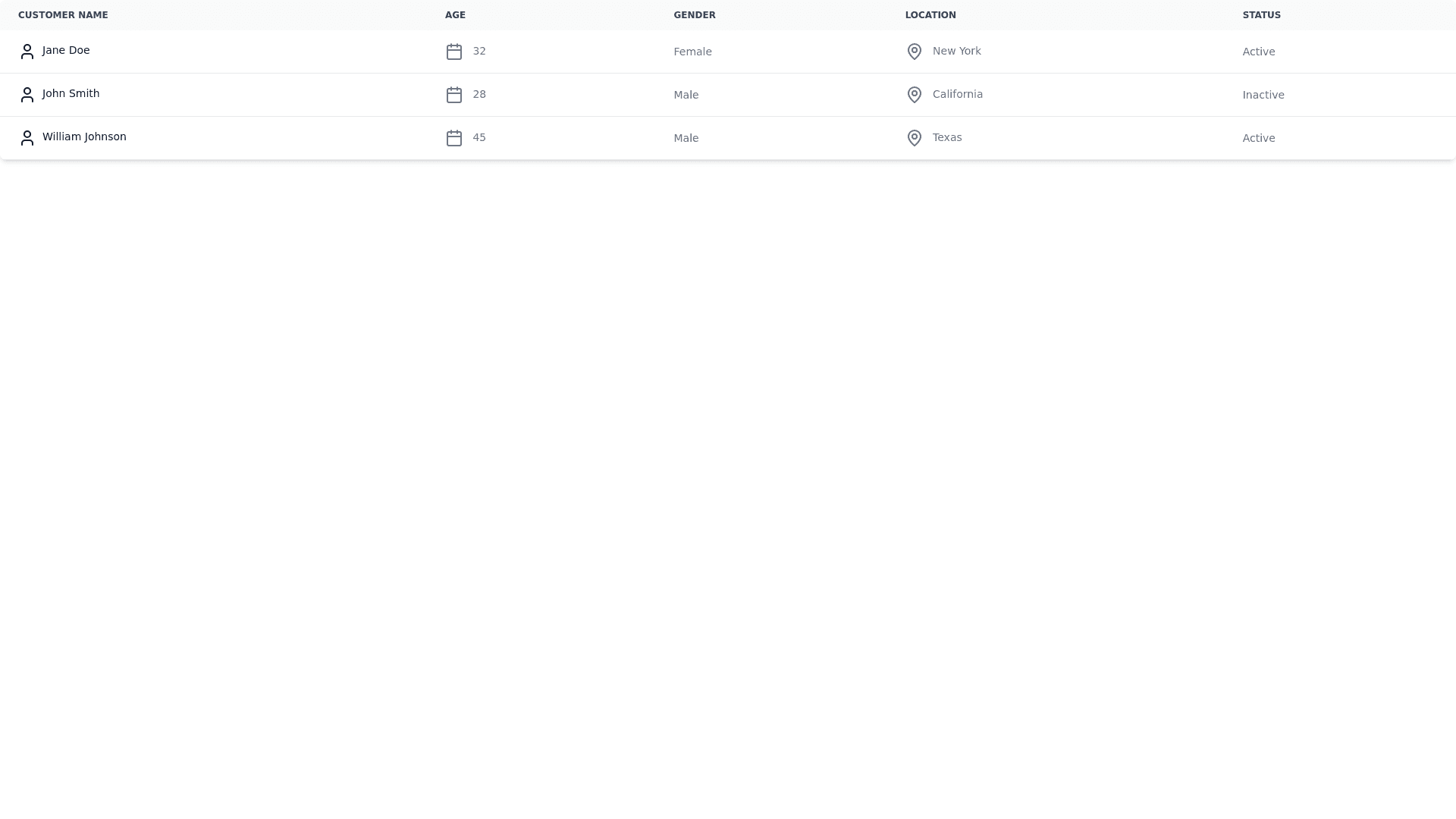 Component Preview