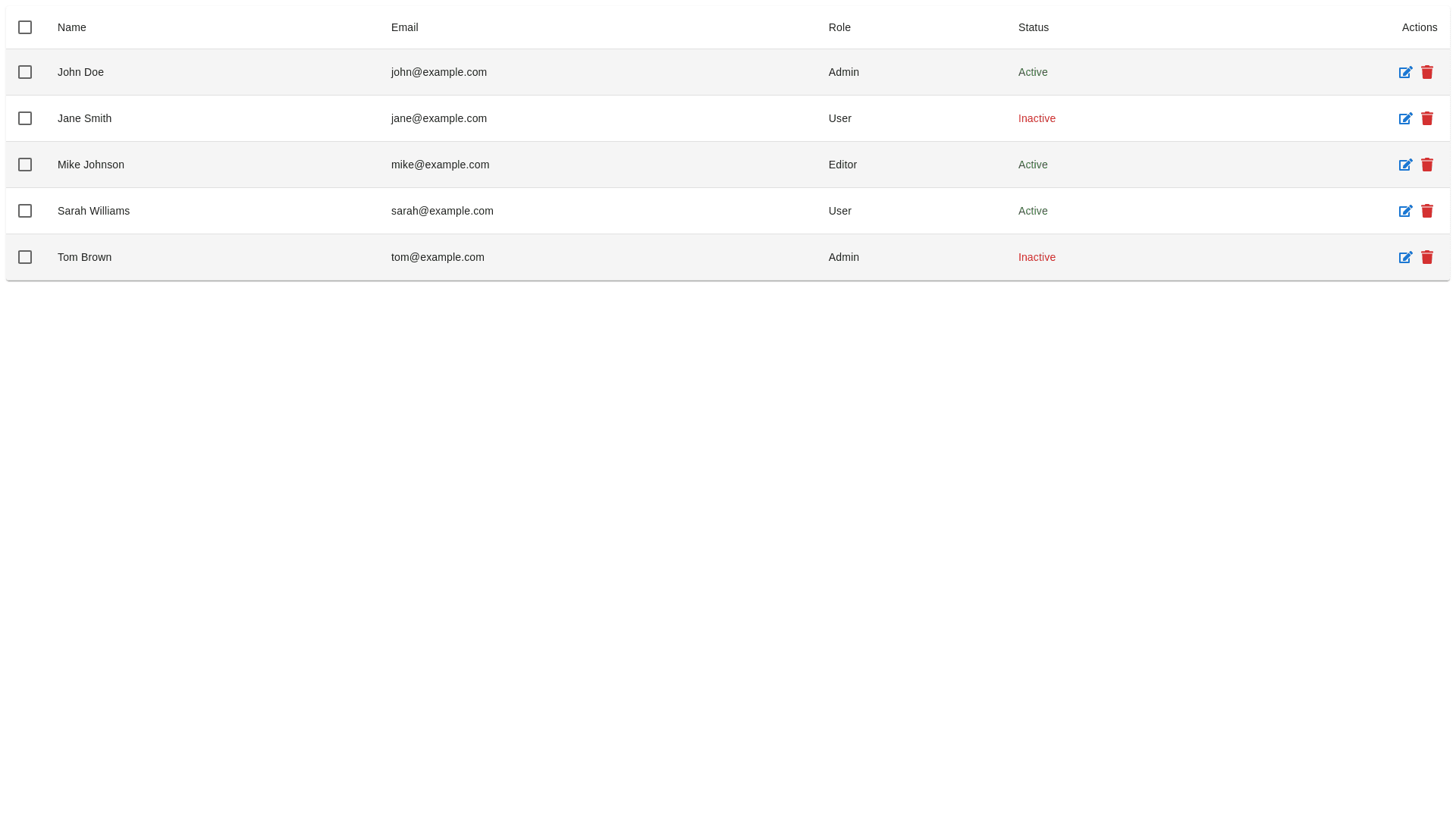 Component Preview