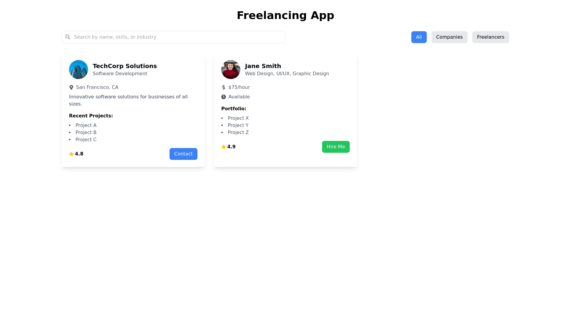 Component Preview