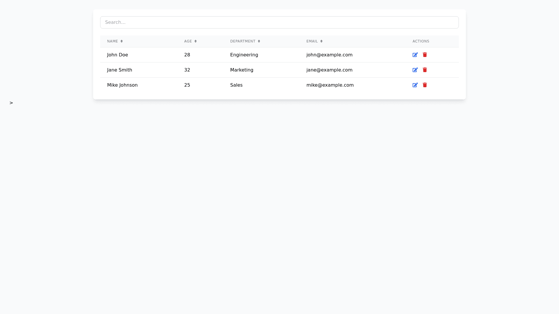 Component Preview