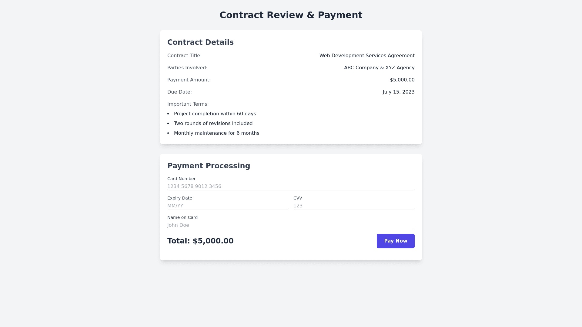 Component Preview