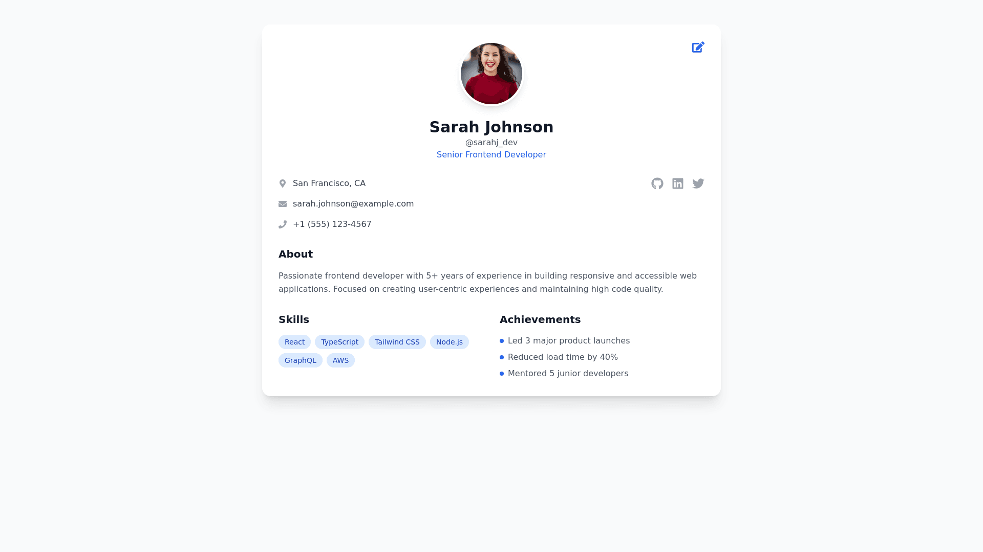 Component Preview