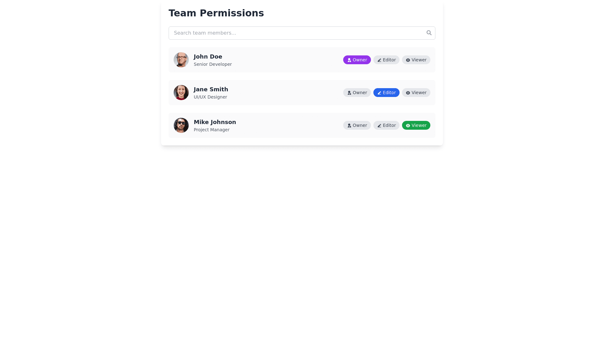 Component Preview