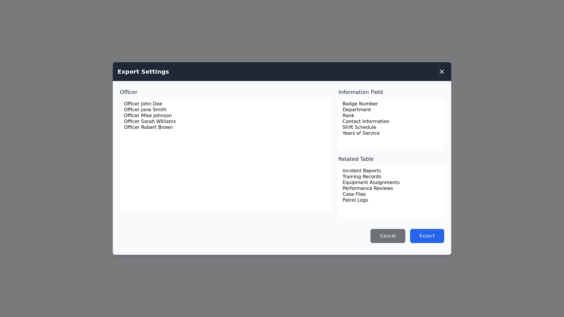 Component Preview