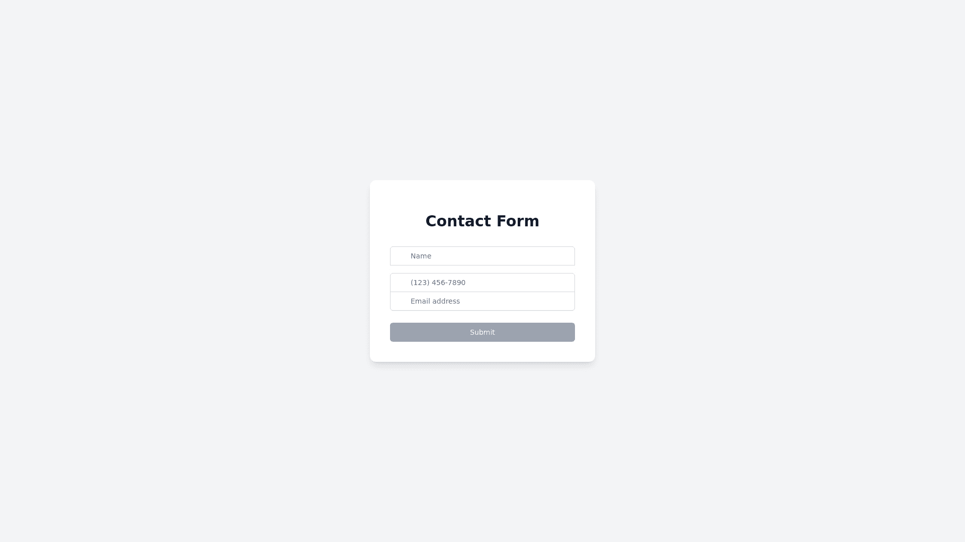 Component Preview