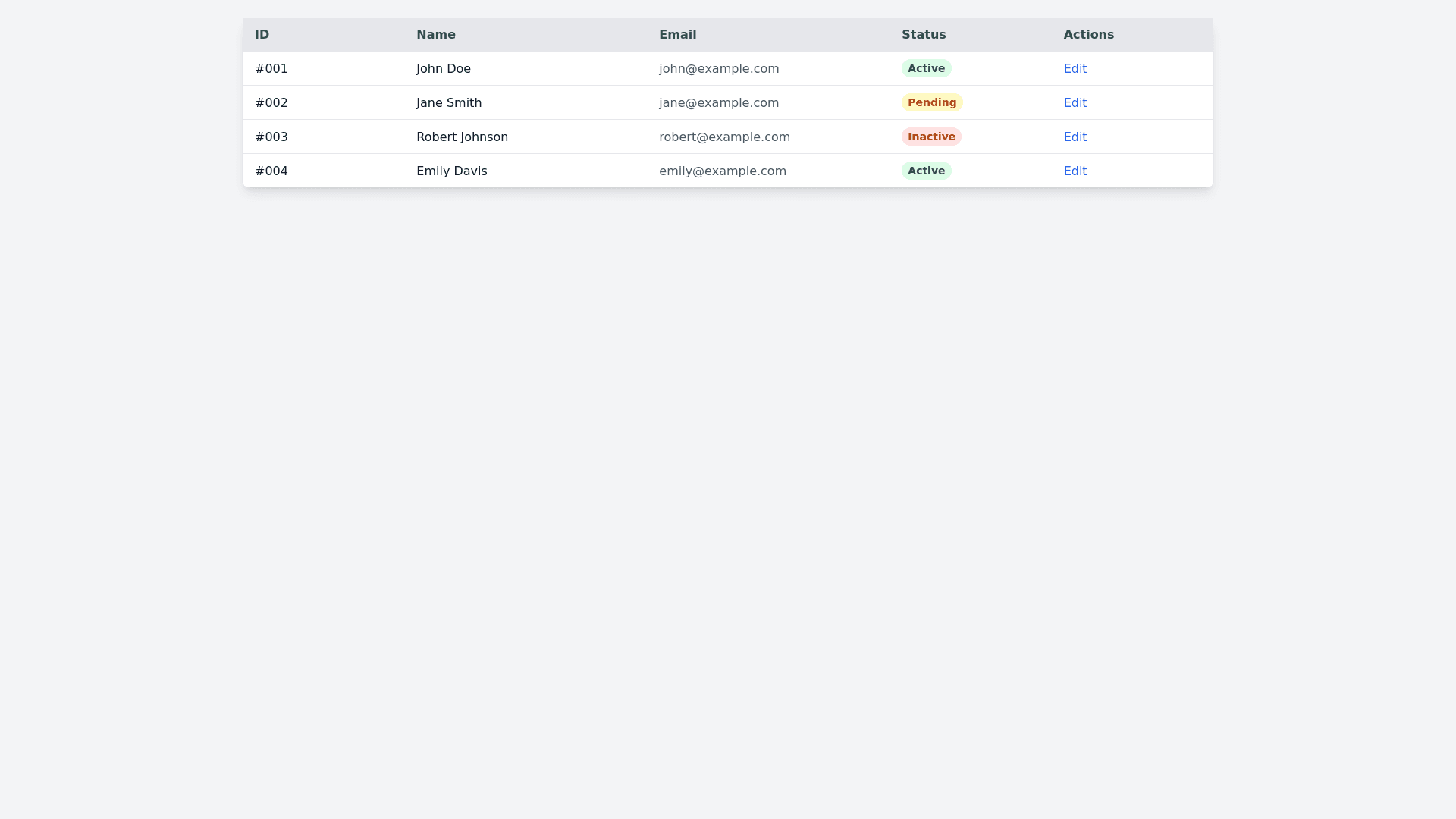 Component Preview