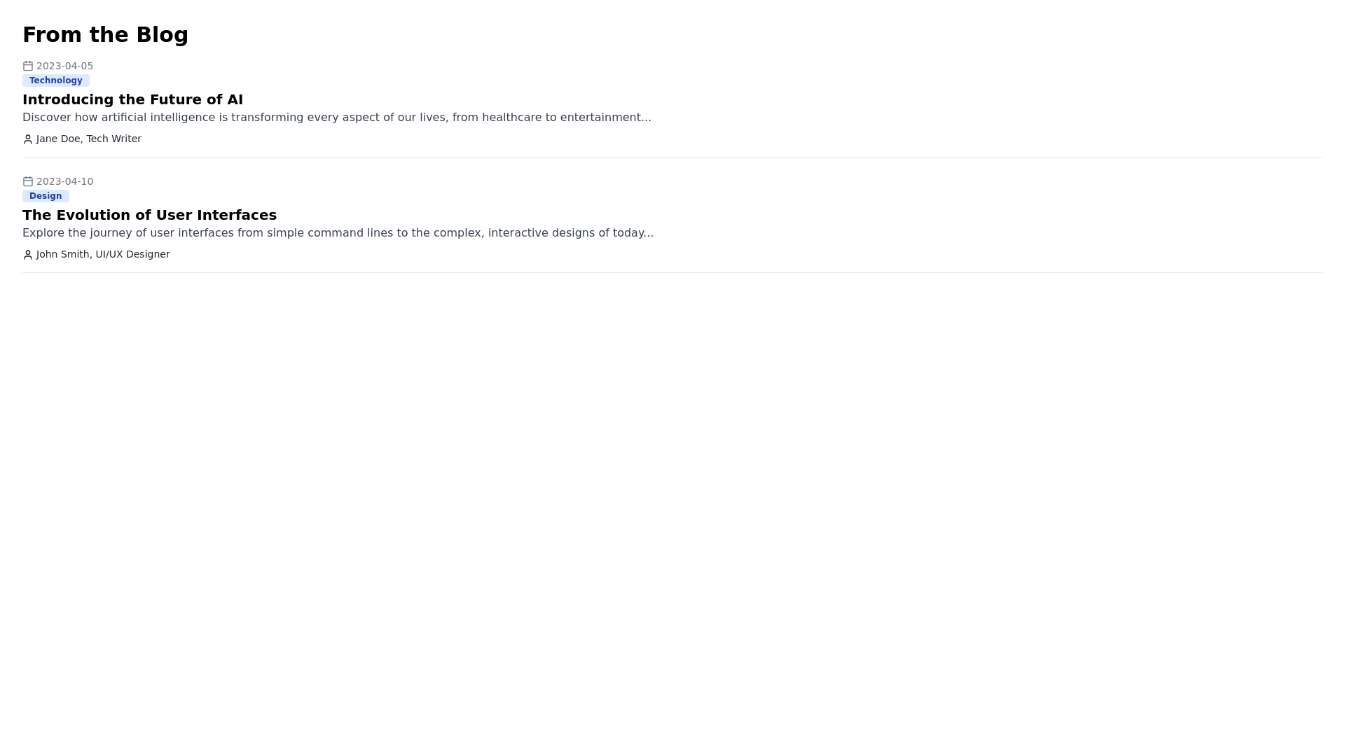 Component Preview
