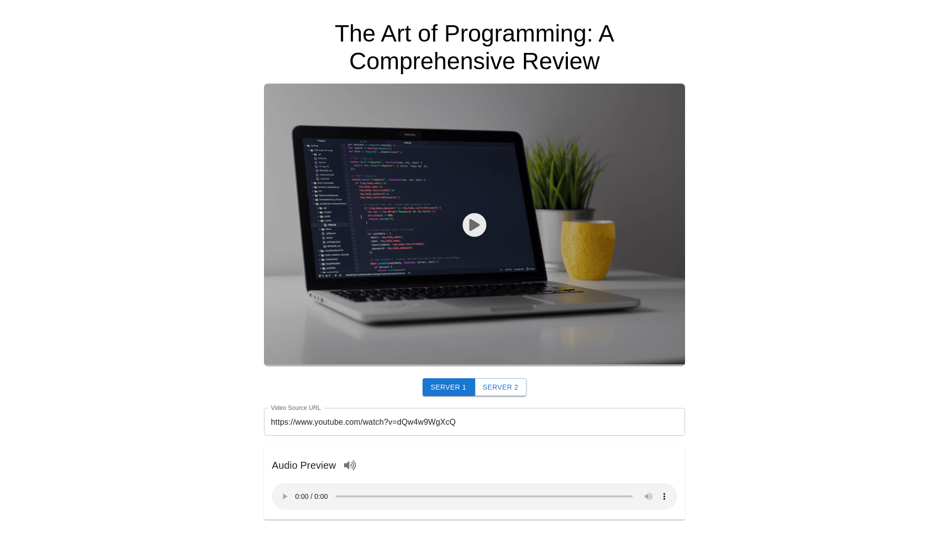 Component Preview