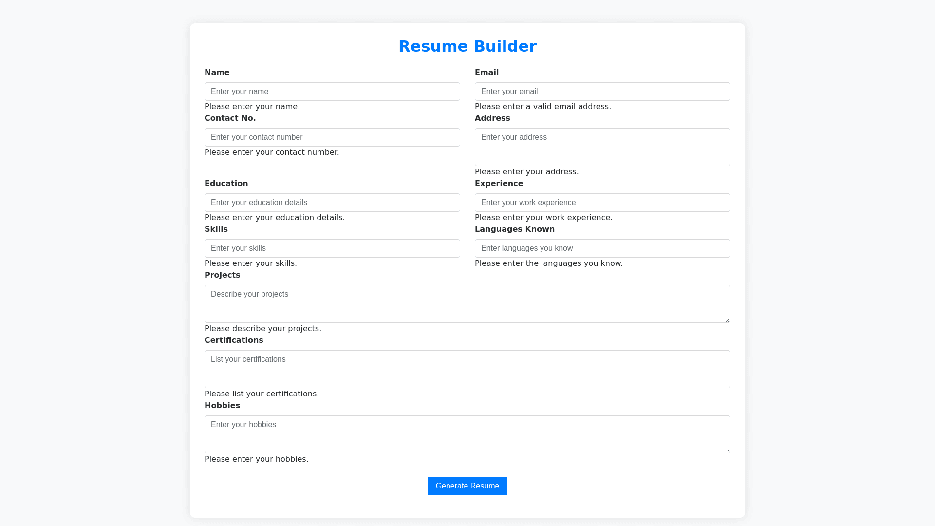 Component Preview