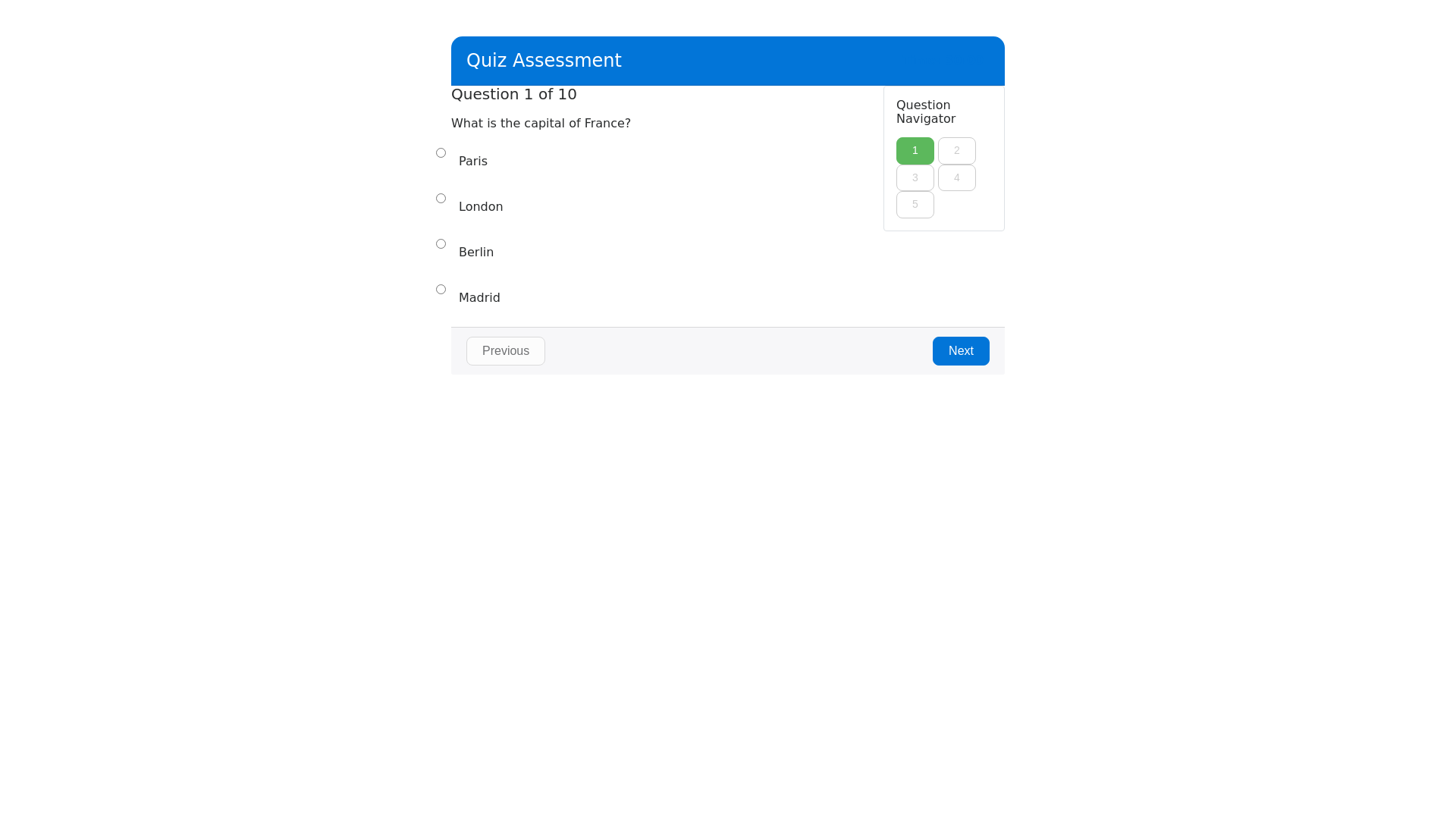 Component Preview