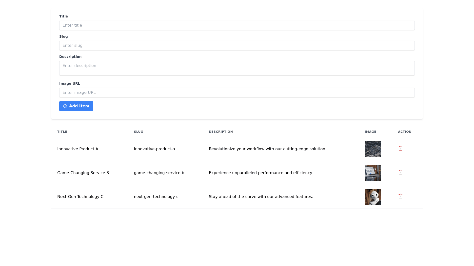 Component Preview