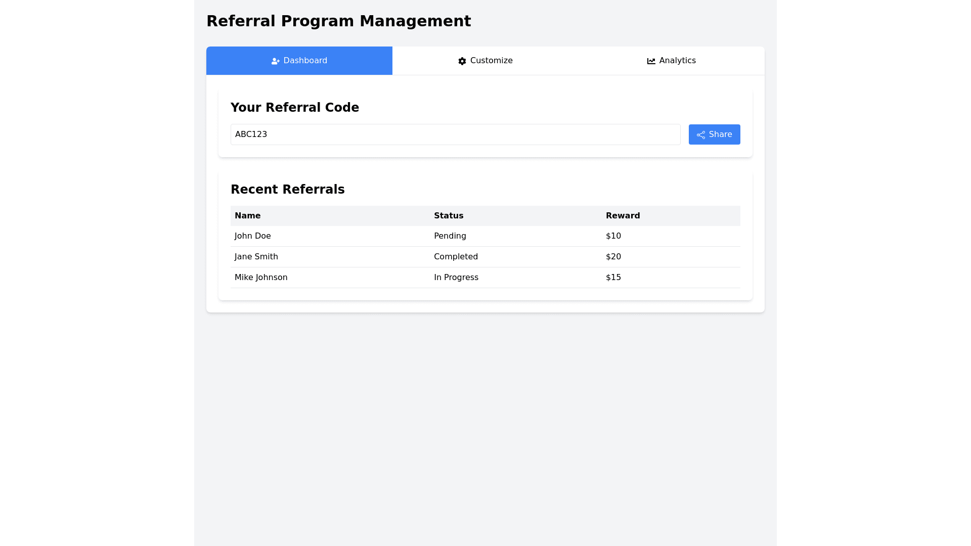 Component Preview