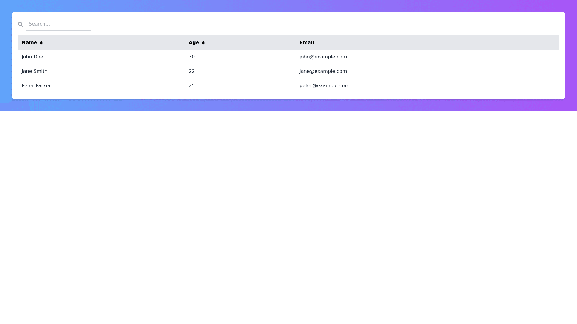 Component Preview
