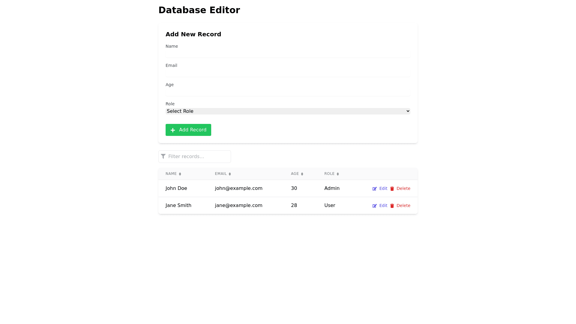 Component Preview