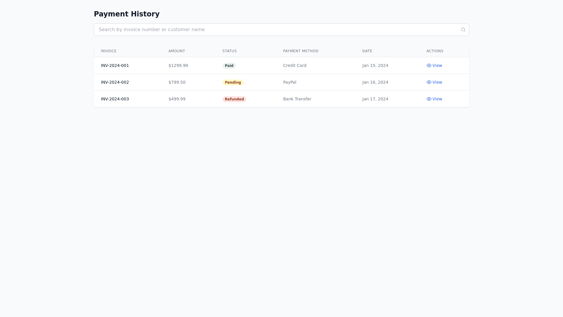 Component Preview