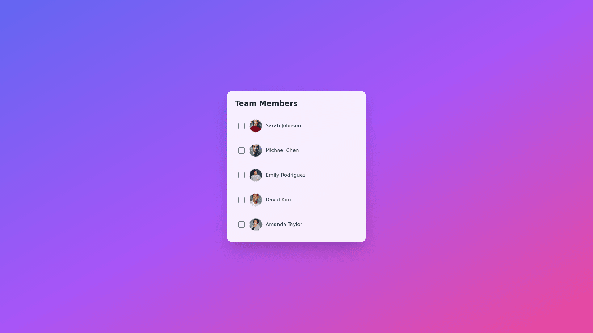 Component Preview