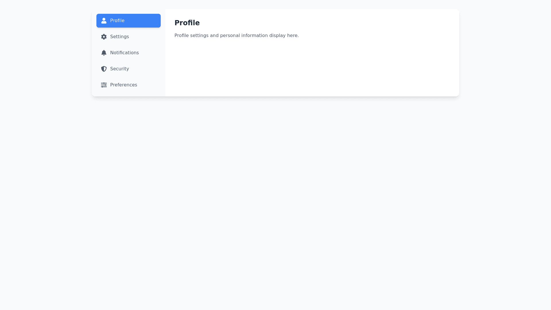 Component Preview