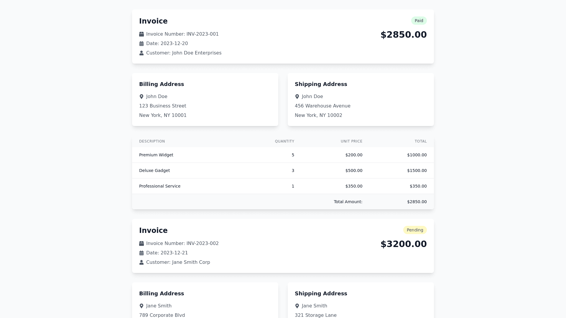Component Preview