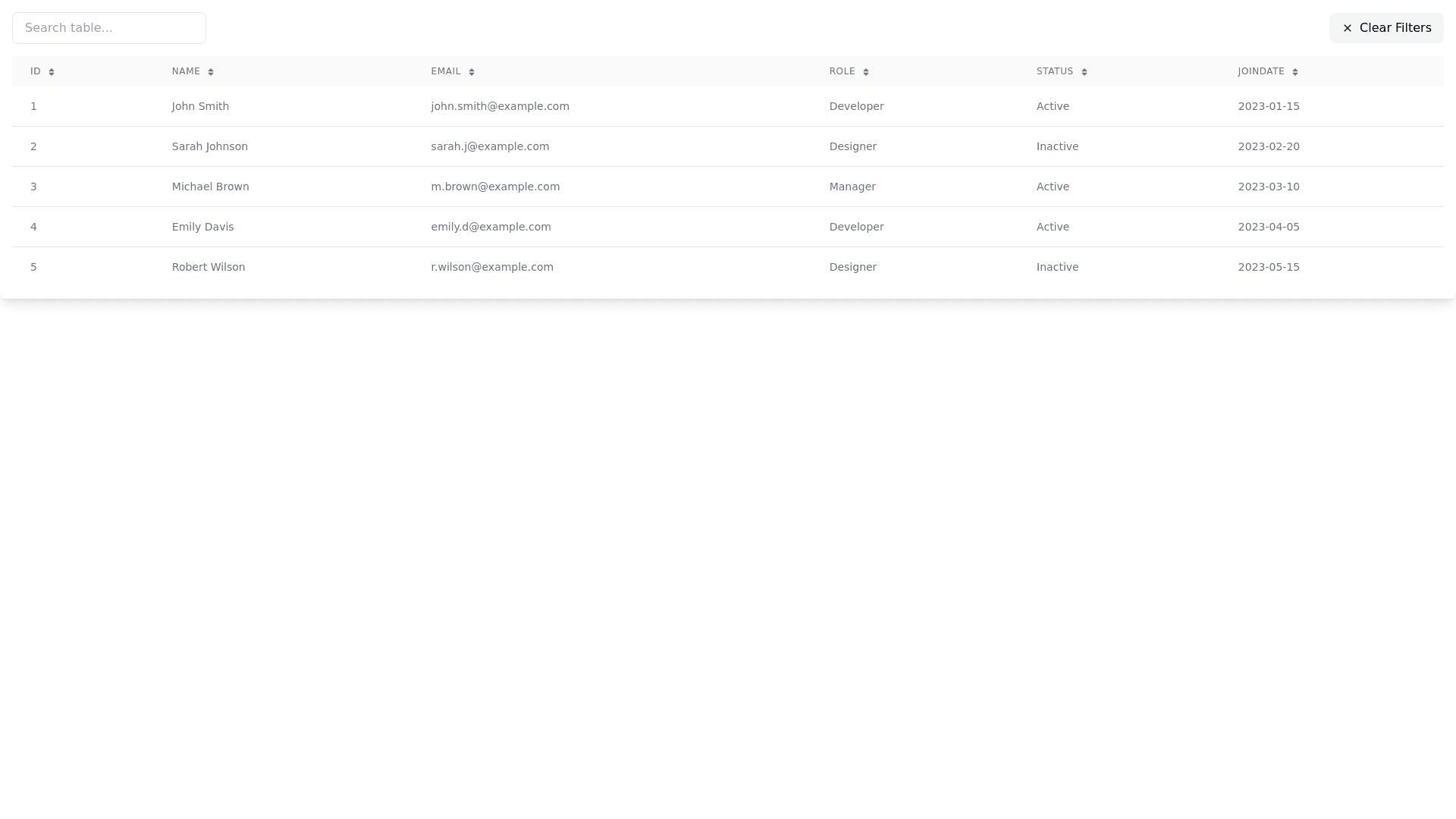 Component Preview
