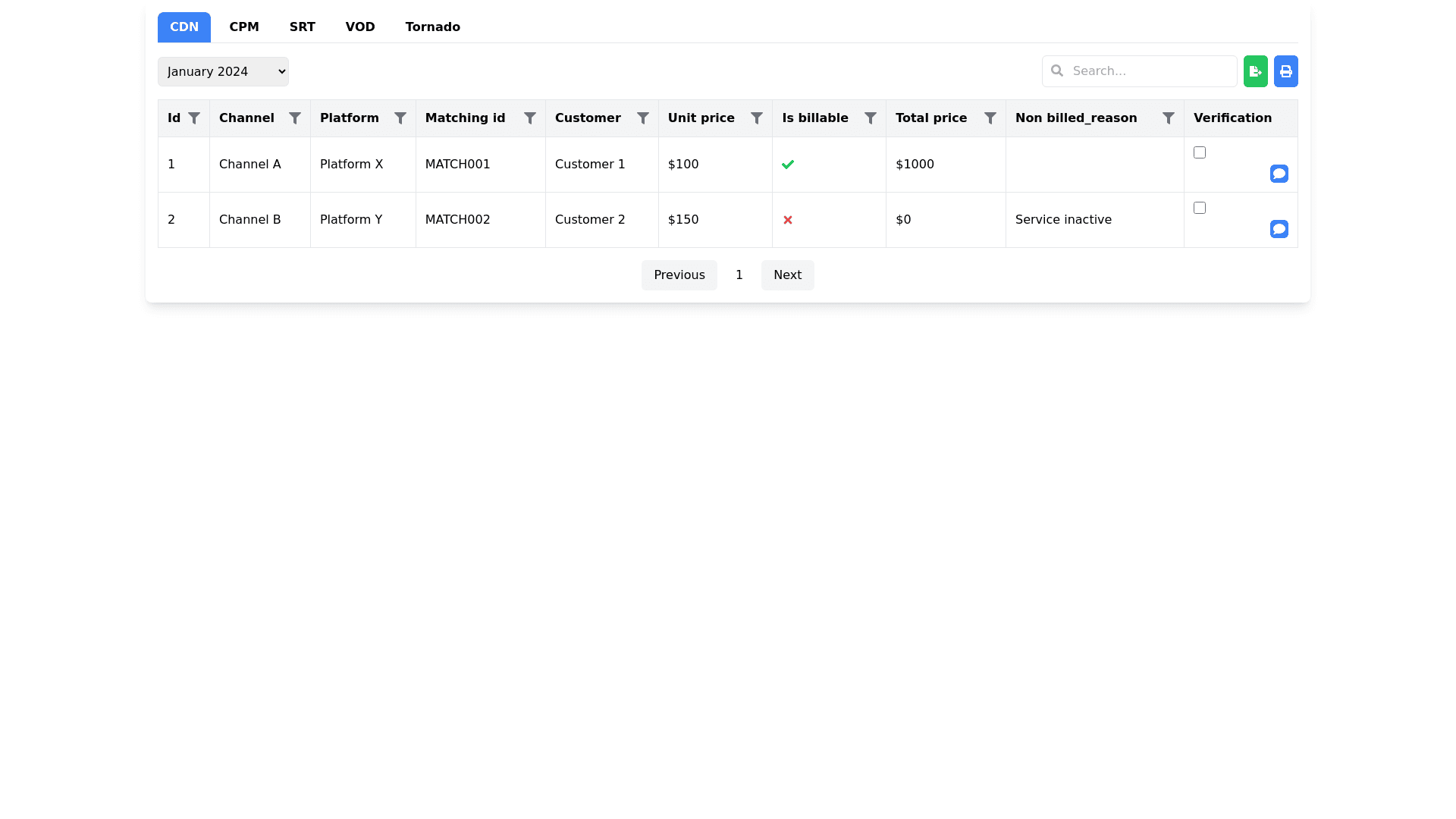 Component Preview